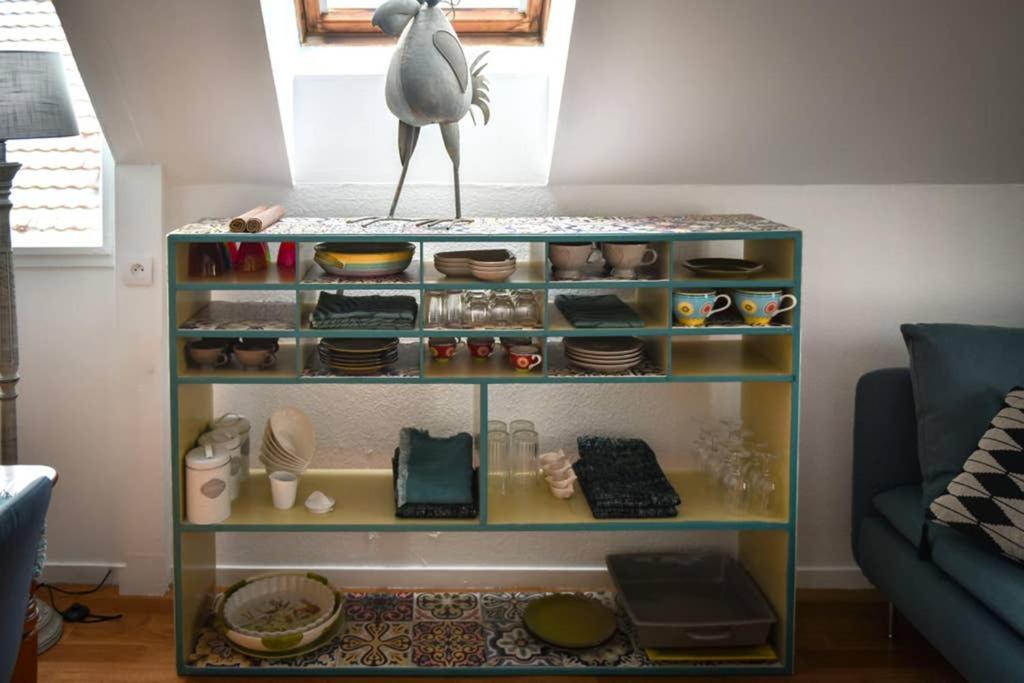 Duplex Tout Equipe, Proche Centre-Ville Colmar, Parking 외부 사진